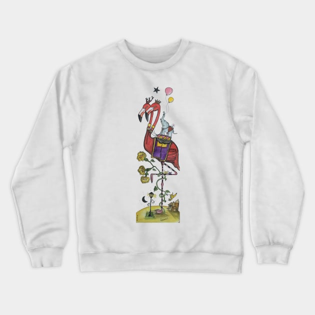 Happy Dream Crewneck Sweatshirt by rosana art